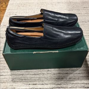 NIB 1803 Black Leather Loafers Men’s EU 45 New in Box Dress Shoes US Size 11.5